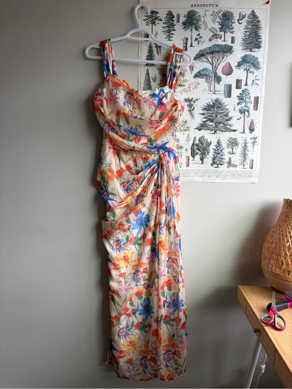 Vintage Floral Maxi Dress medium